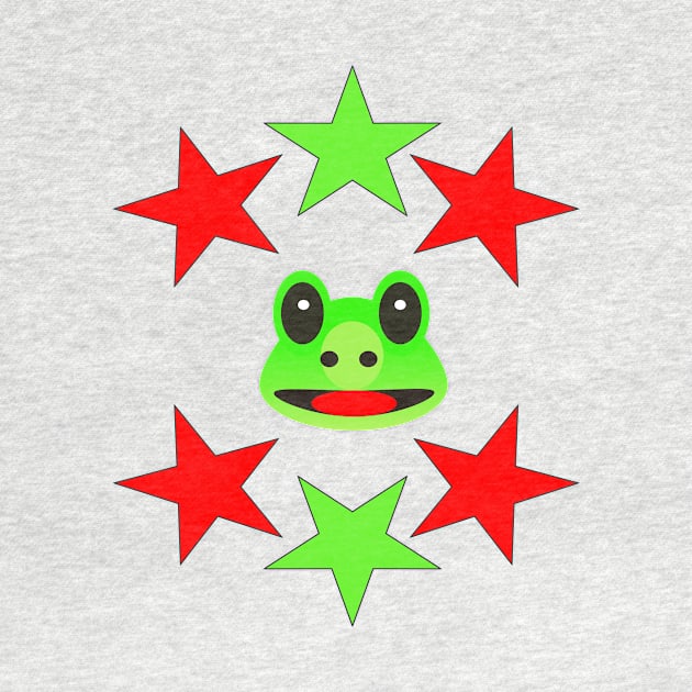 frog with star by cel